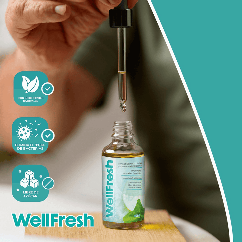 WellFresh™ Dile adiós al mal aliento