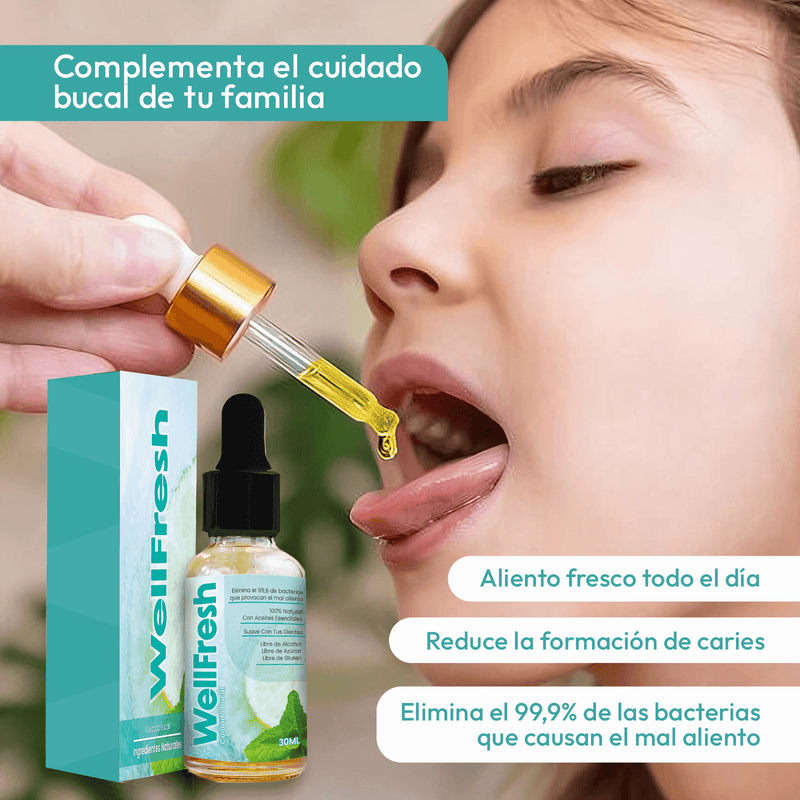 WellFresh™ Dile adiós al mal aliento