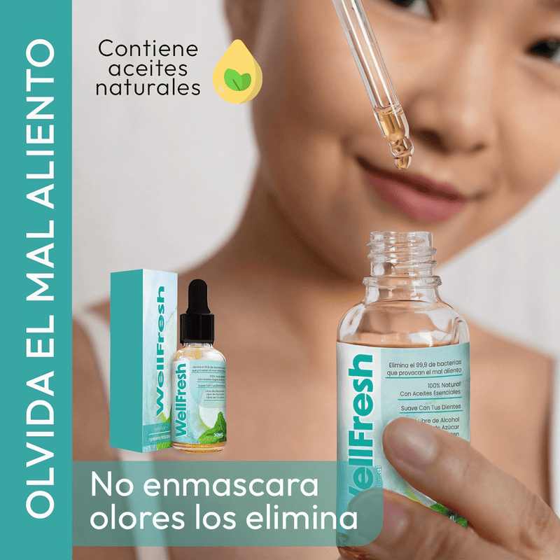 WellFresh™ Dile adiós al mal aliento