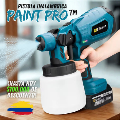 Pistola Pulverizadora de Tinta Sem Fio PaintPro™ para Acabamento Profissional Rápido